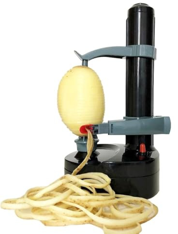 Electric Potato Peeler for Kitchen Vegetable Peelers for Zucchini Carrot Automatic Potato Peeler Electric Peeler Fruit Peeler for Apples Orange Mango Lemon Kiwi Rotate Express