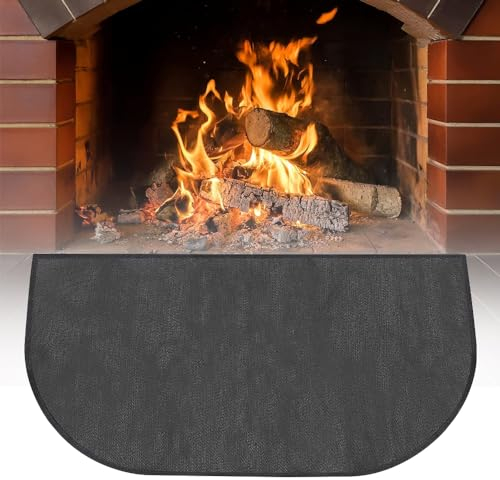 YANGUN Alfombra Ignífuga para Chimenea, Alfombra Ignifuga Chimenea, para Estufa-Chimenea, 102 x 50 cm