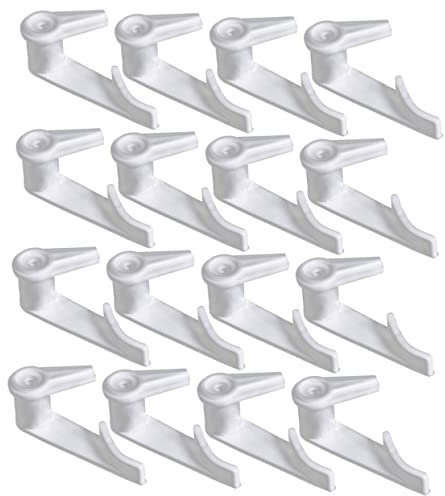 KONTONTY Hebillas De Lámpara De Fijación Para Pantalla De Lámparas De Techo Clips De Luz Led Accesorios De Iluminación Plástico Duradero 100 Piezas