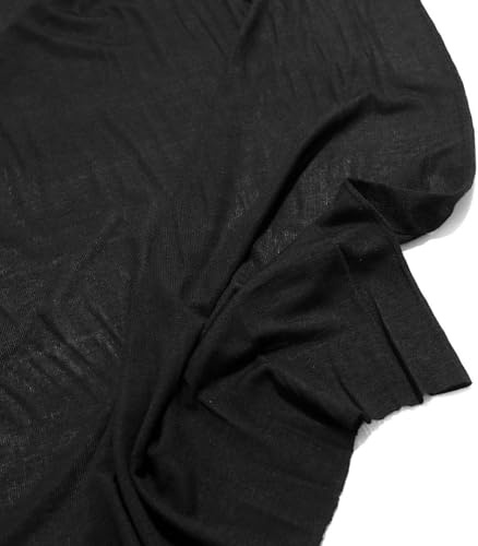 TOLKO lätt sommar jersey polyester metervara för skjorta klänning kjol | mjuk elastisk | Klänning tyg jerseytyg 150 cm brett tyger för sömnad och dekoration