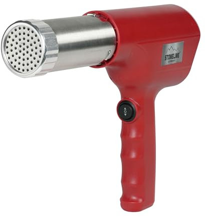 STONELINE Machine à Pâtes Fraîches Électrique Portable Rechargeable USB 3000mAh, 40 W, Presse à Pâtes avec 7 Accessoires pour Pâtes Fraîches Faites Maison Spaghetti Gnocchis, Acier inoxydable, Rouge