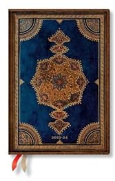 Paperblanks 18-Monatskalender 2023-2024 Safawidische Bindekunst | Horizontal | Midi (130 × 180 mm)