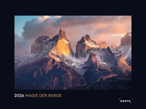 Magie der Berge - KUNTH Wandkalender 2026: Hochwertiger, bildstarker Kalender mit Spiralbindung im Großformat (KUNTH Wandkalender Black Edition 60 x 45 cm)