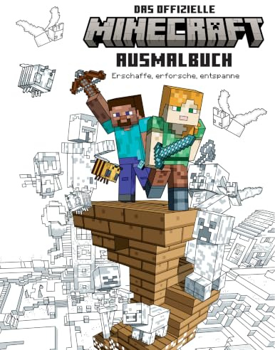 Das offizielle Minecraft Ausmalbuch