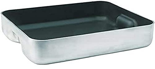 De Buyer 8126.40 'Choc' Plat à Rôtir Rectangulaire Antiadhésif - 2 Anses Incorporées - Aluminium Revêtu - 40x32 cm