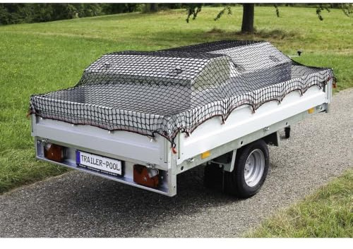 Anhängernetz Containernetz 3500 x 2500 mm mit Seil