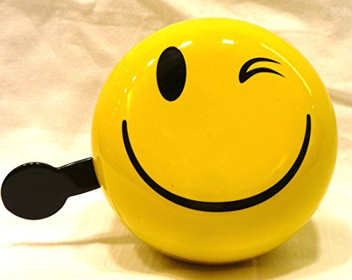 CBK-MS. Fahrradglocke Ding Dong Smiley LTJ 2-Klang Ø 80mm XXL Fahrradklingel