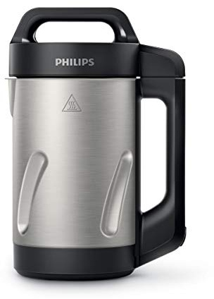 Philips HR2203/80 - Licuadora térmica de acero inoxidable de 1,2 litros, 1000 vatios