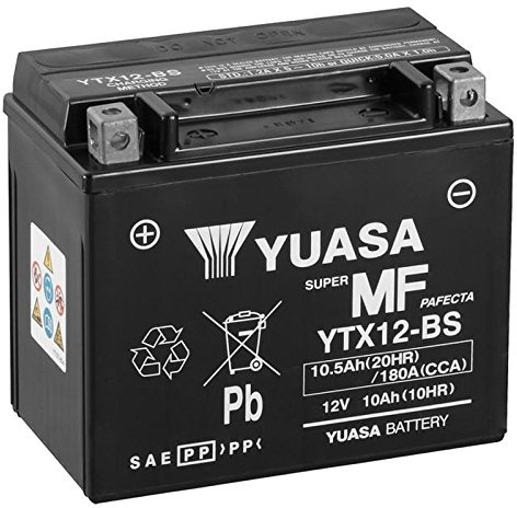 BATTERIA YUASA YTX12-BS