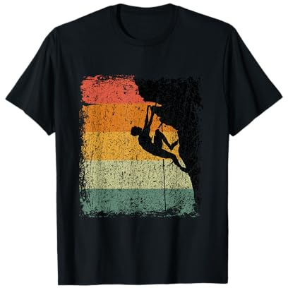 Vintage Escalader Rétro Bouldering Grimpeur Cadeau T-Shirt