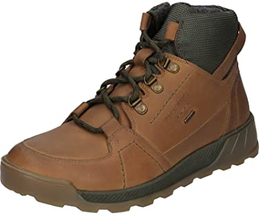 Josef Seibel Herren Schnürstiefeletten Raymond 53,Weite H (Weit),Wechselfußbett,wasserdicht,uebergangsstiefel,Braun (Camel-Kombi),45 EU