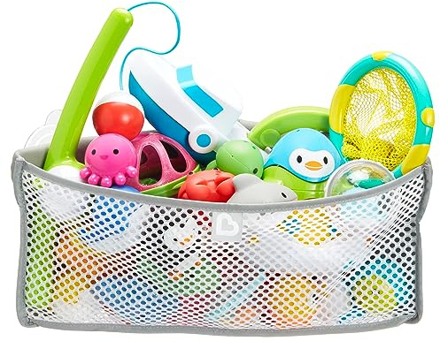 Munchkin® High 'n Dry™ Corner Bath Toy Organizer and Storage, Grey