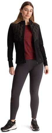 Trespass Womens Faux Down Hooded Jacket Water Resistant Coldheat Full Zip Marney