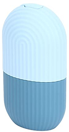 IceMold für Gesicht, Eis-Gesichtsroller, Wiederverwendbar, Silikonform, Gesichtsmassage, Reise-Eisroller für Gesichtsmassage, Hautpflege (neues hellblau)