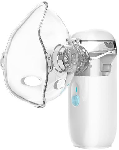 Nebuliser Machine for Kids Adults, Ultra Quiet Design, USB-C Rechargeable, Easy Clean Personal Humidifier for Home, Travel, Bedroom Use