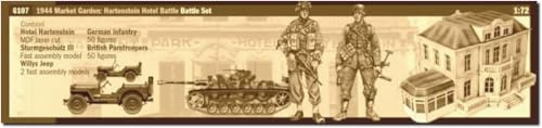 Italeri 6107 1:72 Operation Market Garden Hartenstein - Modellbau, Bausatz, Standmodellbau, Basteln, Hobby, Kleben, Plastikbausatz, detailgetreu, unlackiert