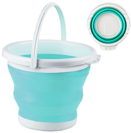 Secchio per la pulizia dei pennelli da pittura, secchio pieghevole per lavaggio e risciacquo, organizer per tazze, secchio multifunzione pieghevole per artisti per studenti d'arte, pittori