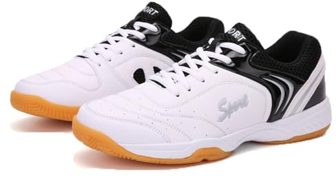 Leichtrit Zapatillas De Voleibol para BáDminton,Zapatillas Tenis,Zapatillas Voley Mujer,Zapatillas De Deportivas Antideslizantes,Zapatos De Tenis De Mesa,Ligeras Transpirables,para Hombres,Mujeres