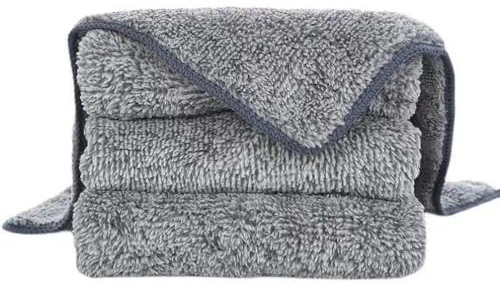 20 Pcs De Chiffons En Charbon De Bambou Absorbent L'Eau Et Ne Perdent Pas De Peluches,Chiffon À Vaisselle,Chiffon De Nettoyage Ménager,Tampon À Récurer Paresseux Pour Le Nettoyage De La Cuisine