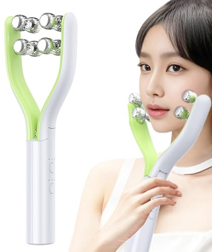 Yabauuop Roller für Gesicht, Gesichtsroller Hautpflege - Modellierendes Hautpflege-Roller-Schönheitsgerät - Effektiver Face Sculptor Beauty Roller, Gesichts-Hals-Hautpflege für Liebhaber, Familien