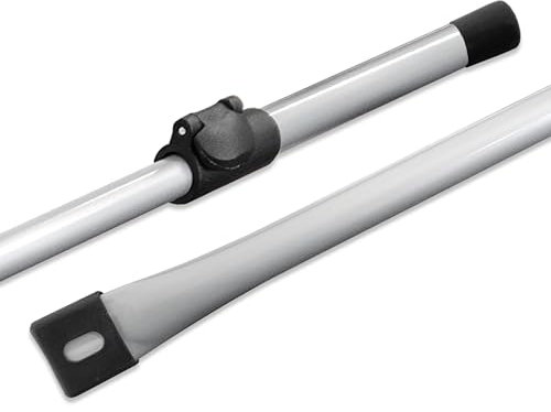 Purely Outdoors Universal Awning Rear Upright Poles (Pair) - Suitable for Caravan Awnings, Prevents Draughts, Telescopic Design, High-Grade Steel