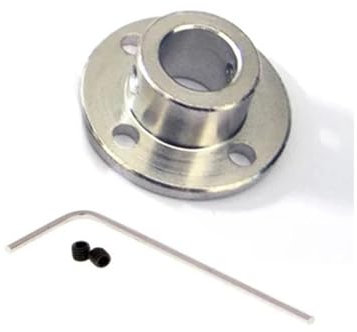 Achse für Motorführungswelle, 1 Stück, 3 mm, 3,17 mm, 4 mm, 5 mm, 6 mm, 6,35 mm, 7 mm, 8 mm, 10 mm, 11 mm, 12 mm, 14 mm, Motoranschluss mit starrem Flansch, Kugellager Adapter (10 mm innen bo