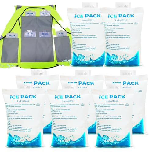 Sacchetto di Ghiaccio - Riutilizzabile Congelatore Compressa Refrigerante | di Raffreddamento Estivo per attività All'aperto Come La Spedizione