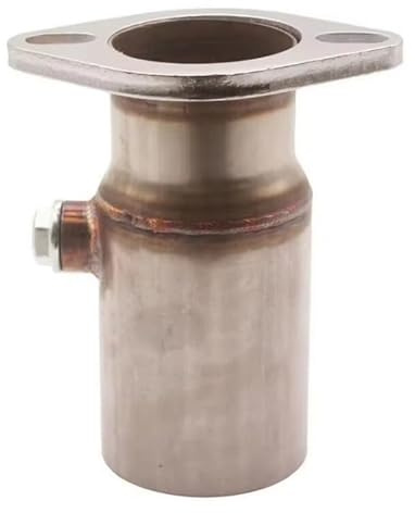 Escape Para Coche Tubo Tubo De Acero Inoxidable De 3 A Reductor De Brida De 2 Pernos De 2,5 Sin Tapón De O2, Piezas De Escape De Bajante, 1 Pieza