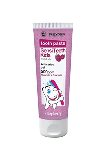 FREZYDERM Sensiteeth Kids Toothpaste, 500 ppm