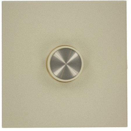 Leviton 60002-I Color Change Cover and Matching Knob with Gold Insert To Fit 61500, 62000 Van Gogh Dimmer Units, Ivory-Gold