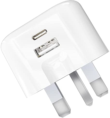 USB C Plug,For iPhone 17/17 Air/ 17 Pro / 17 Pro Max/iPhone 16 15 14 Pro Max Plus 16e 13 12 11 Pro Max Mini X XS XR 8, SE 2020, Pad Pro Air Mini,Samsung Galaxy 20W PD Fast Plug