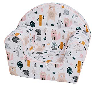 Knorrtoys 68334 Kindersessel-Wildlife, Weiß