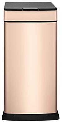 Poubelle à compost cuisine/ordures 8L étroite cuisine automatique poubelle en acier inoxydable sans contact poubelle petite salle de bain poubelle avec couvercle, rectangle, 3 couleurs étape poubelle