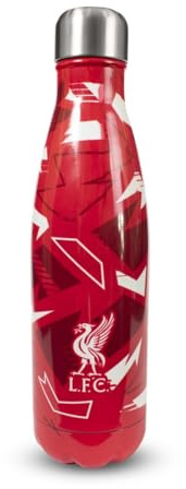 Hy-Pro Officially Licensed Liverpool F.C. Thermal Bottle - Stainless Steel, Double Wall, Vacuum Flask, Fade Design, Lightweight, Leakproof, Great Football Gift Idea
