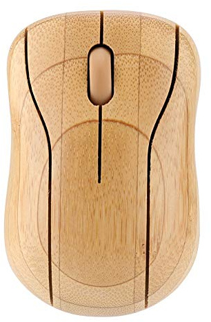 KIMISS USB Bamboo Wireless Mouse 2,4 GHz Bamboo Wireless Optical Mouse PC Laptop Cfor OMPuter Holz Holz
