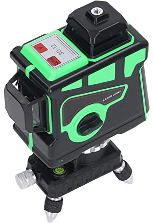 3D-Nivelliergerät, Präzises 100–240 V, IP54, Wasserdicht, Klar, Gut Sichtbar, 3D-Nivelliergerät für den Innen- und Außenbereich (EU-Stecker)