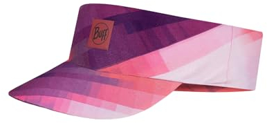 BUFF®| Kappe Pack Speed Männlich Weiblich Erwachsene Flexibel, UPF50, Reflektierendes Element, Komfortabel, Dehnbar, Laufen, Belüftung, Faltbar, Einheitsgröße, Pourpre