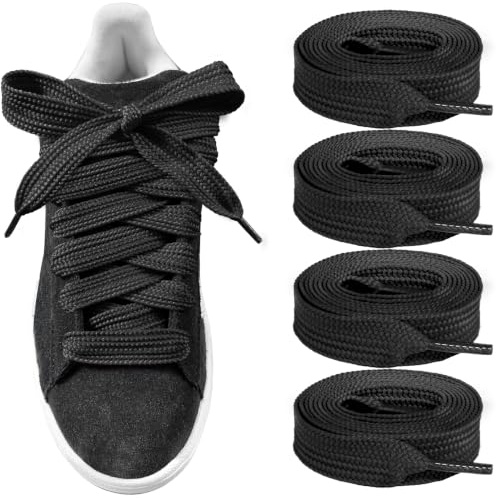 UamGlsob 2 Pares Cordones Gruesos de 15mm para Campus 00s, Cordones Planos Gordos Extra Anchos para Zapatillas Deporte
