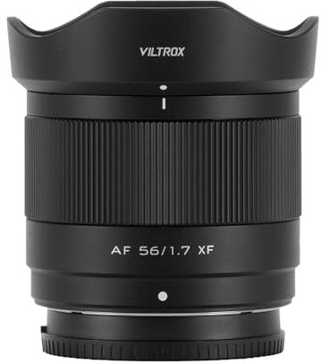 VILTROX 56mm f/1.7 Fuji XF Lens, 56mm F1.7 XF Large Aperture Portrait Autofocus APS-C Lens Compatible with Fujifilm X-T5 X-T4 X-T30 II X-S10 X-T200 X-T30 X-H1 X-H2 X-T3 X-T100