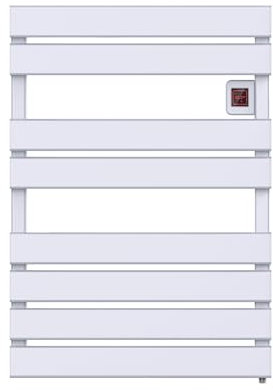 Asciugamano elettrico da parete Omiros Piatto Sannover 500 W, Bianco