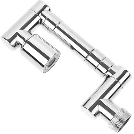 KITANDOVE 1set Estensore Rubinetto Rotante Con Aeratore Antisplash Per Cucina Prolunga Per Lavello e Lavabo Facile Da Installare e Versatile e Pratico Per Ogni Uso Domestico