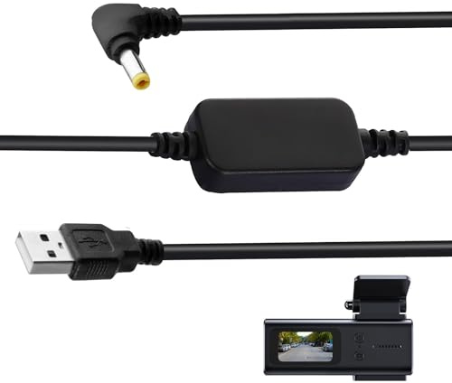 eModwey Cable de alimentación USB a CC – Cable de alimentación USB de 5 V a CC 12 V de voltaje, Adaptador de Alimentación para Dispositivos Electrónicos, Cable de Carga USB con Conector