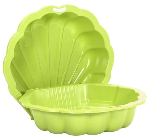 Lot de 2 bacs à sable en plastique Vert 77 x 87 x 21 cm