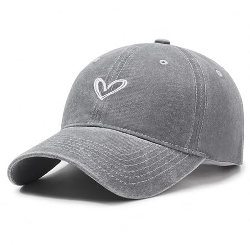 TAGVO Gorra de béisbol para Hombre Mujeres - 100% algodón Gorra de béisbol Ajustable y Plegable, Gorra de béisbol Clásica Lavada con Bordado, Sombrero de Sol Protección UV