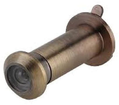 cyclingcolors spioncino per porta, Ø 12 mm, fino a spessore porta 57 mm, ottone brunito