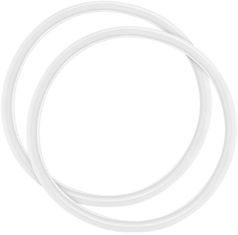 LALAFINA Anillos de Repuesto de Silicona Gruesa 16 Cm, Juego de 2 Unidades, Junta de Sellado Resistente a Altas Temperaturas para Accesorios de Cocina y Utensilios de Cocina