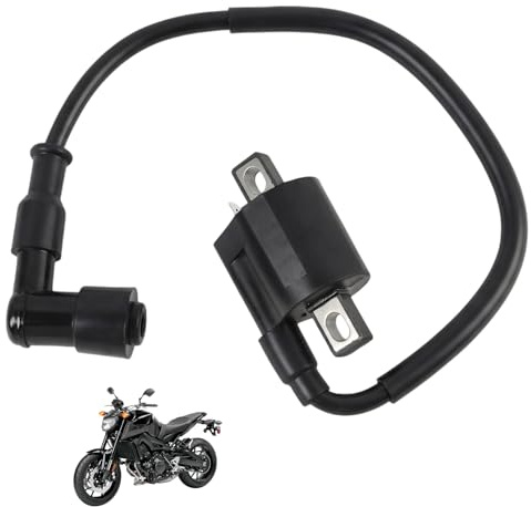 Bobina de Encendido de para Moto,Scooter,Ciclomotor,Quad,Kart 125CC,150CC, 200CC,250CC Compatible con Motor GY6,Bobina de Repuesto Universal,Arranque Rápido