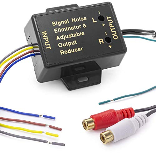 Adapter-Universe® 5767 Low Level Adapter Converter Cinch Car Radio Converter Cable Car Audio Converter