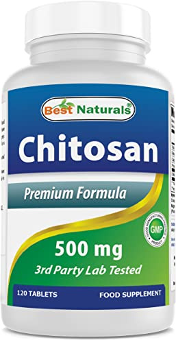 Best Naturals Chitosan 500 mg 120 Tablets