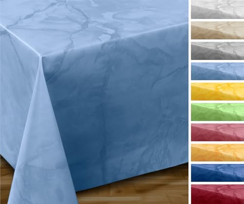 BEAUTEX Wachstuchtischdecke Marmor eckig 140x120 abwaschbar fleckabweisend | wasserundurchlässig, pflegeleicht, strapazierfähig, zuschneidbar, edle Optik, ideal für Esszimmer, Garten und Balkon